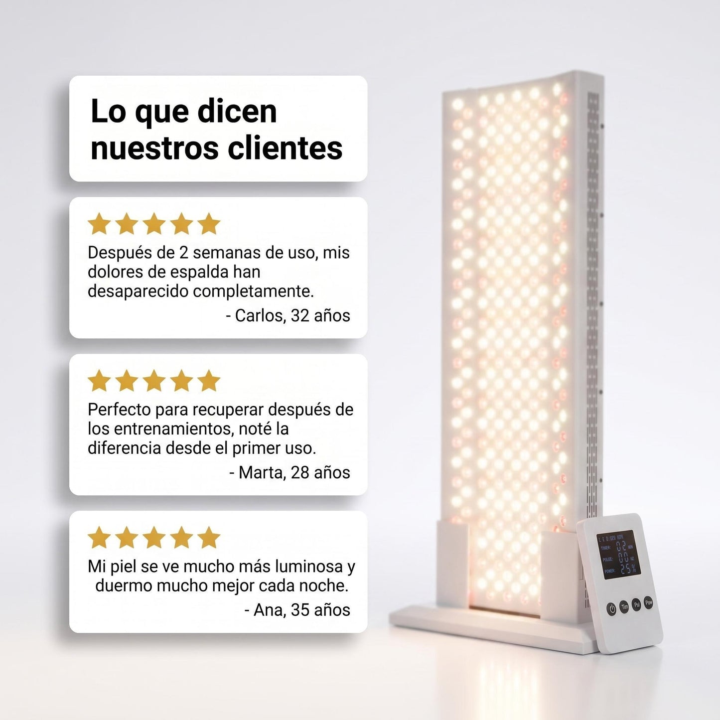 KR1500 Panel de luz terapeutica