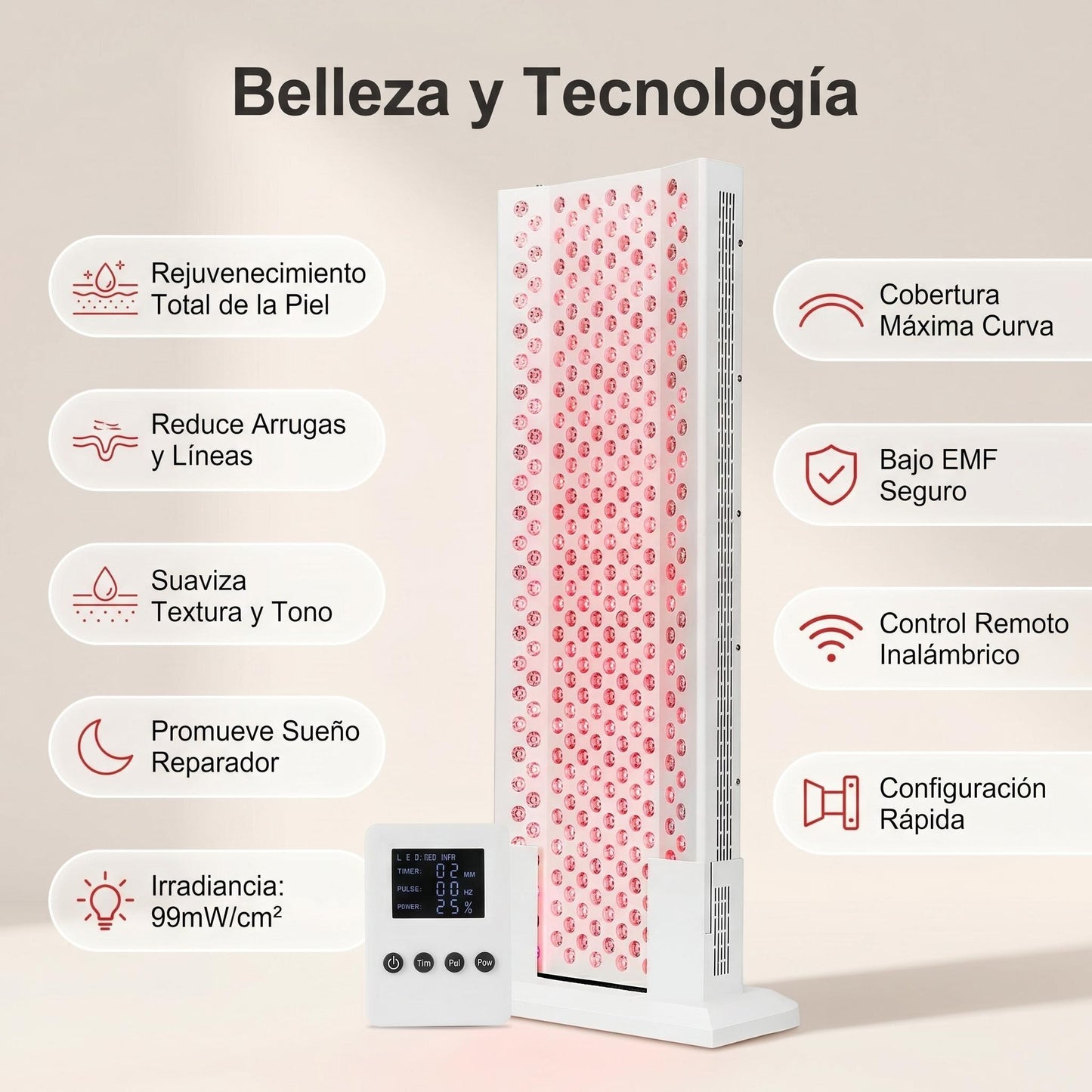 KR1500 Panel de luz terapeutica